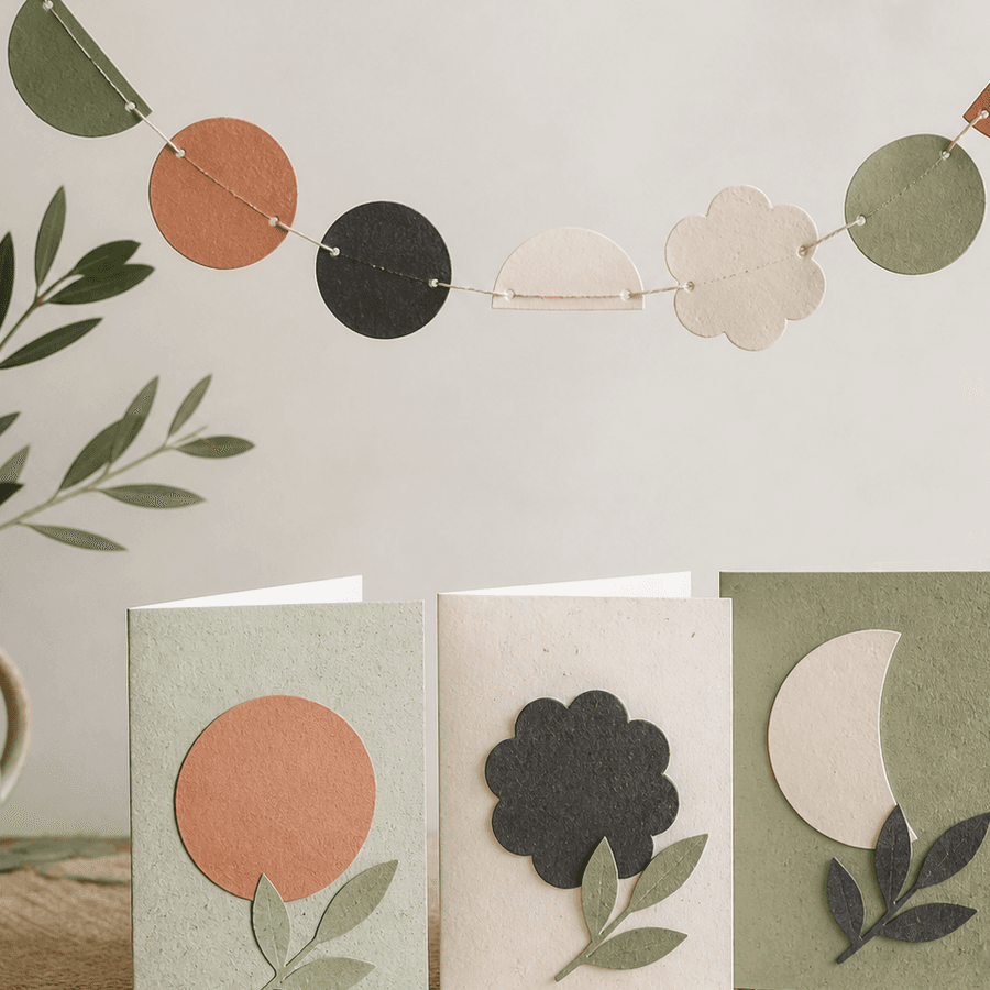 Recycled Paper Garland development placeholder image, detail